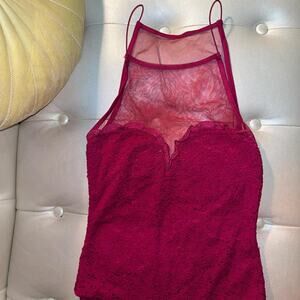 Red body suit forever 21